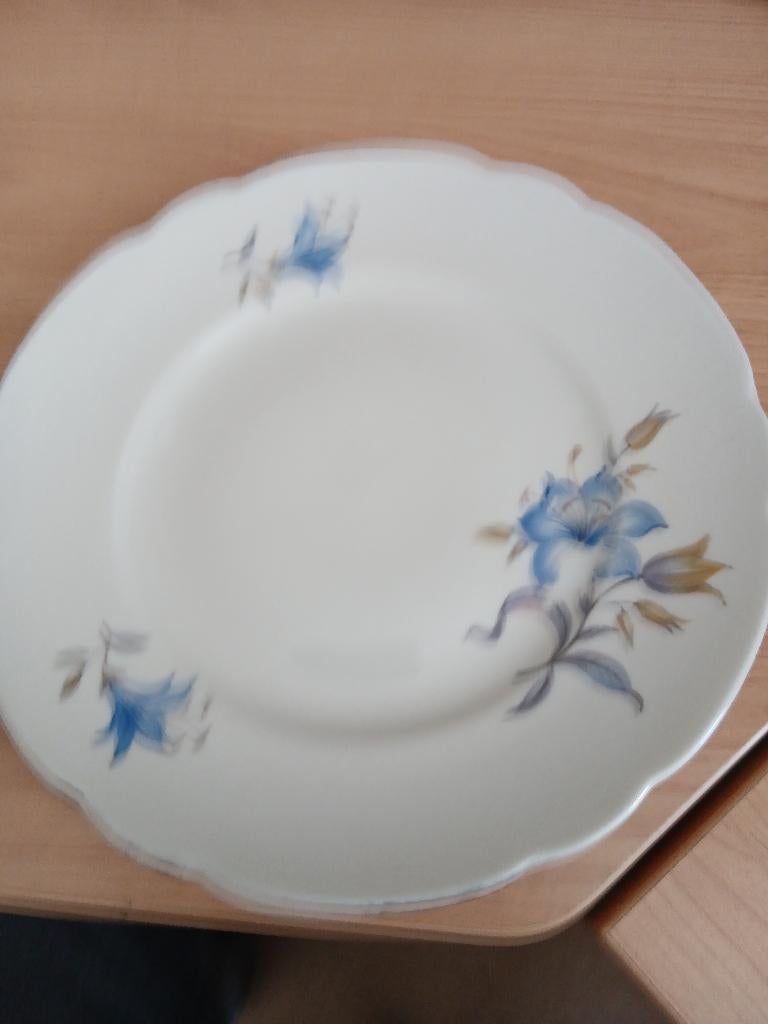 6 heel mooie en goede borden van moza uit de jaren 50, Ophalen of Verzenden, Gebruikt, Overige stijlen, Bord(en)