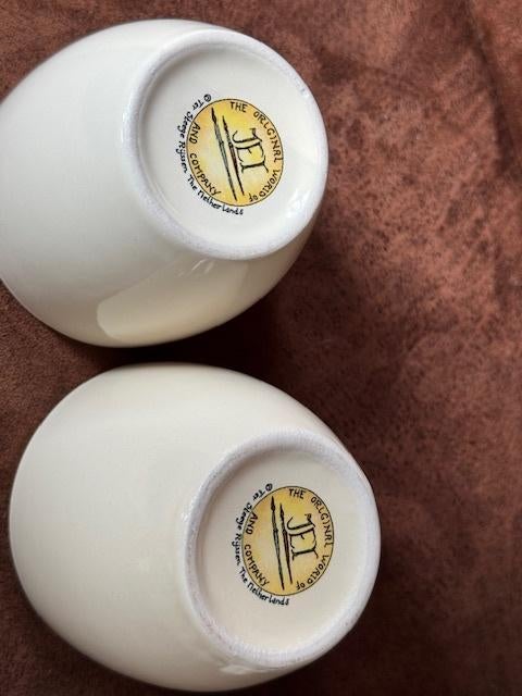 2 x Jet ter Steege Lavendel beker zonder oor, Ophalen of Verzenden, Zo goed als nieuw, Overige stijlen, Kop(pen) en/of Schotel(s)