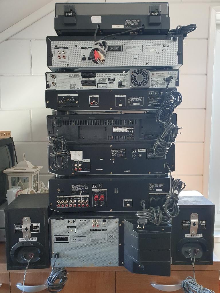 Compleet stereo Installatie, Audio, Tv en Foto, Stereo-sets, Gebruikt, Cassettedeck, Cd-speler, Dvd-speler, Tuner of Radio, Speakers