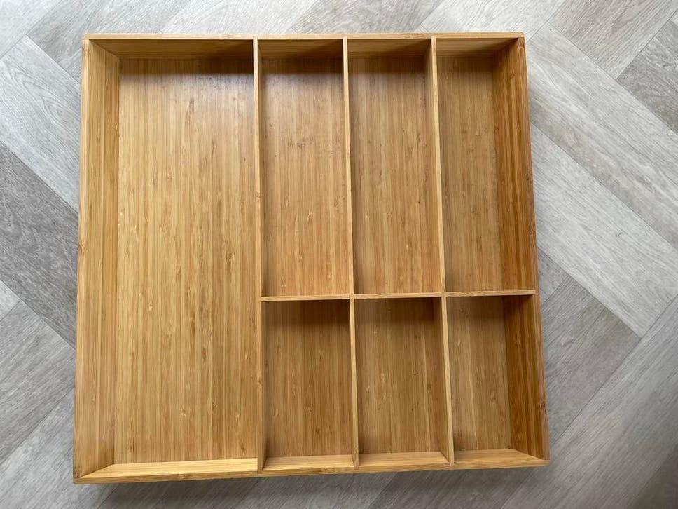 IKEA Besteklade van bamboe 52 cm x 50 cm x 5,4 cm, Ophalen of Verzenden, Zo goed als nieuw