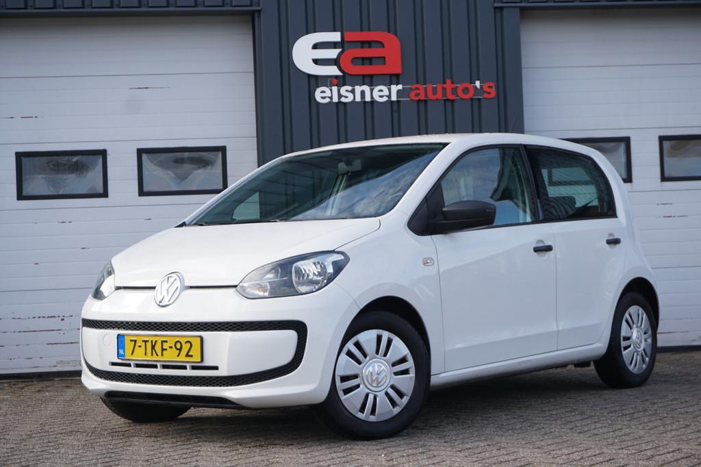 Volkswagen up! 1.0 take up! BlueMotion | AIRCO | 5 DEURS |, Voorwielaandrijving, Stof, Gebruikt, Wit