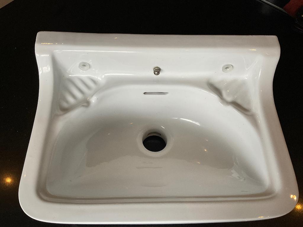 Fonteintje kleine wastafel antiek, Ophalen, Zo goed als nieuw, Steen, Wastafel