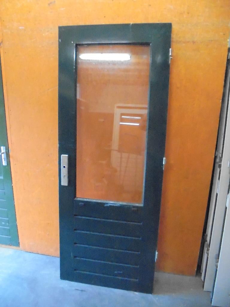Diverse buitendeuren / schuurdeuren, ca. 83 x 211,5, Ophalen, 80 tot 100 cm, 200 tot 215 cm, Glas