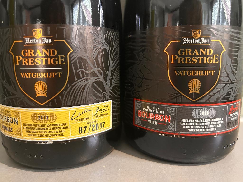 Grand prestige vatgerijpt, Verzamelen, Ophalen, Nieuw, Flesje(s), Hertog Jan