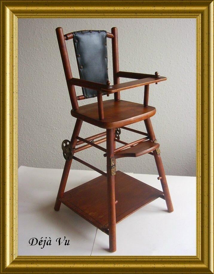 Antiek poppenstoeltje, inklapbaar stoeltje voor pop, Ophalen