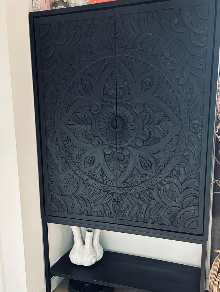 Massief mango houten kast, Huis en Inrichting, Kasten | Overige, Ophalen