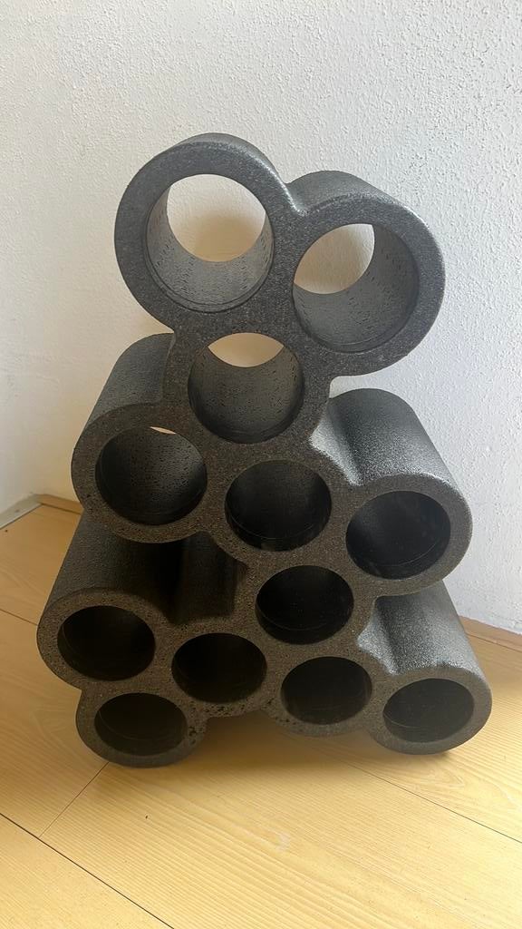 Design wijnrek voor Goods by Smool Robert Bronwasser, Ophalen of Verzenden, Zo goed als nieuw, Metaal, Minder dan 50 cm