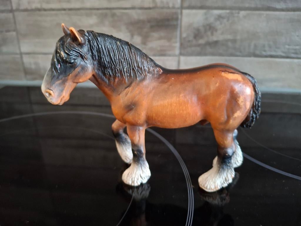 Schleich paard bruin met zwarte manen en witte sokken, Ophalen of Verzenden, Gebruikt, Jongen of Meisje