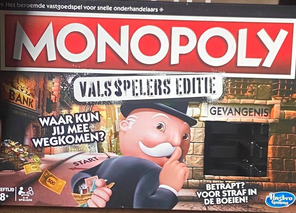 Monopoly valsspelen editie, Vijf spelers of meer, Ophalen, Nieuw
