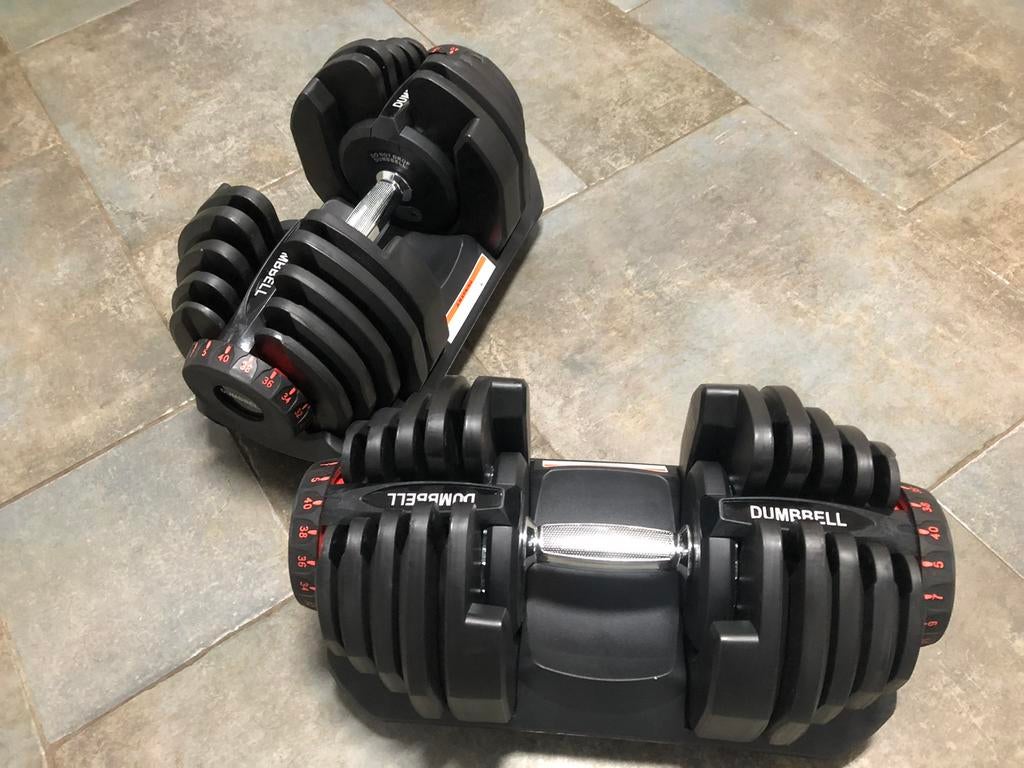 Verstelbare Dumbbells 40KG Dumbell 40 Kilo Fitness Kracht, Sport en Fitness, Fitnessmaterialen, Nieuw, Dumbbell, Armen, Benen