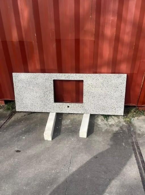 Terrazzo keukenblad €250 Nieuwprijs €1600, Ophalen, Overige kleuren, 150 tot 200 cm, Zo goed als nieuw