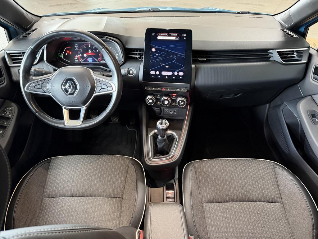 Renault Clio 1.0 TCe Intens | Groot Navi | 360 | Stuur & sto, Voorwielaandrijving, 1071 kg, Gebruikt, Blauw