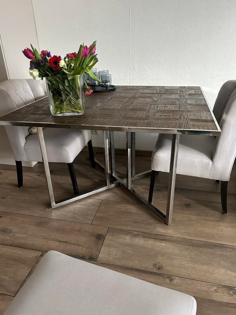 Riviera maison eettafel, Gebruikt, Ophalen of Verzenden, Riviera Miason, Vier personen