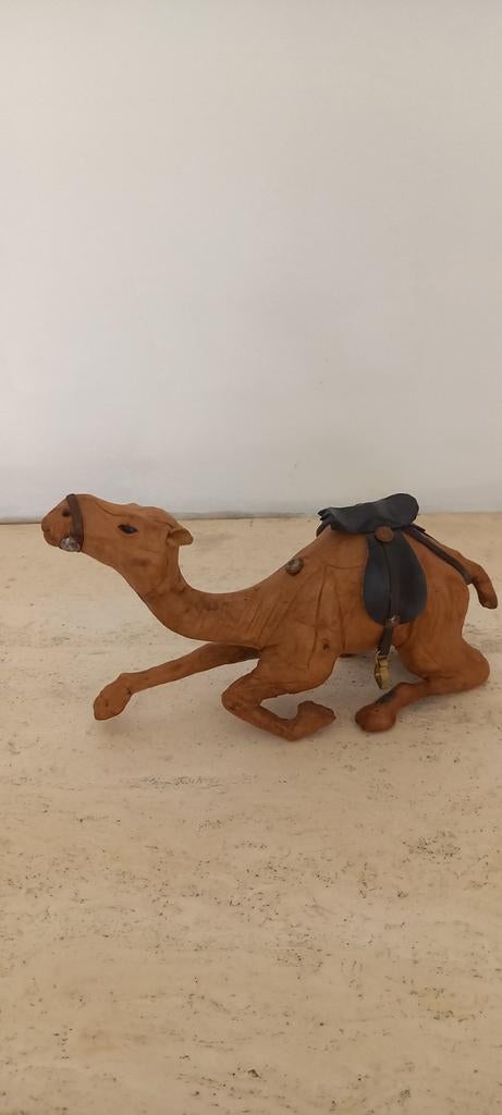 Leren kameel beeldje, Ophalen of Verzenden