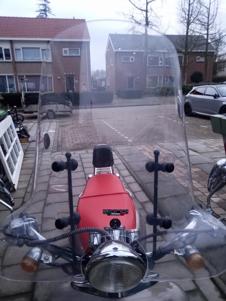 Hoog windscherm compleet voor retro scooter - Z.g.a.n., Ophalen of Verzenden