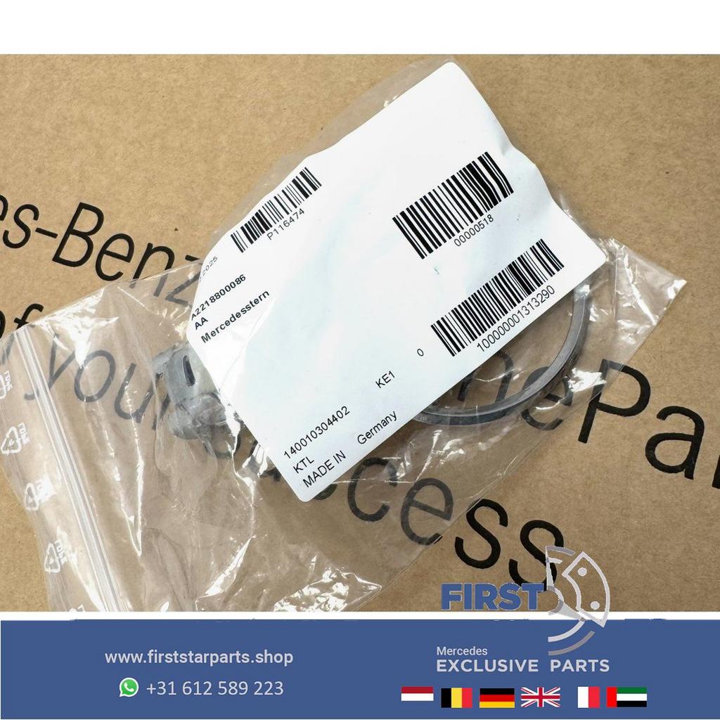 Mercedes STAANDE STER CHROOM motorkap logo embleem METAAL AM, Auto-onderdelen, Gebruikt, -, Ophalen of Verzenden, -