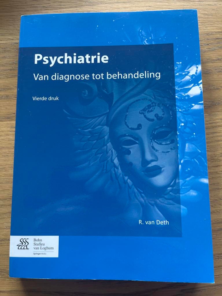 Psychiatrie: Van diagnose tot behandeling - R. van Deth, Boeken, Studieboeken en Cursussen, Gelezen, HBO, Gamma, Ophalen of Verzenden