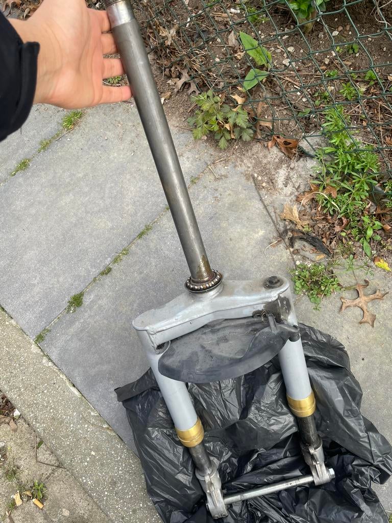 Gilera runner gouden ringen voorvork compleet, Ophalen of Verzenden, Zo goed als nieuw, Overige typen, Overige merken