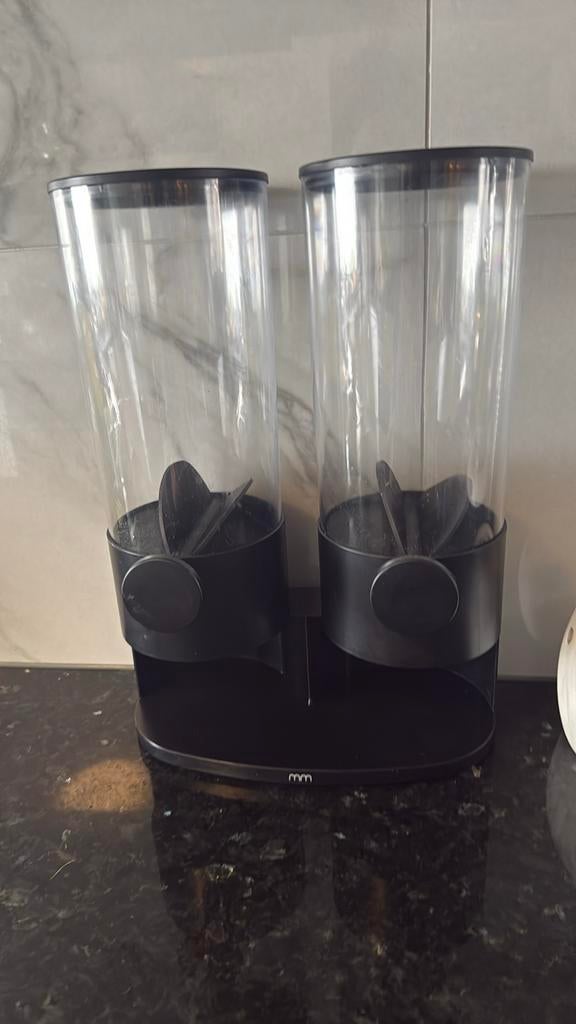Dubbele Graan Dispenser - Cereal Dispenser, Ophalen of Verzenden, Gebruikt