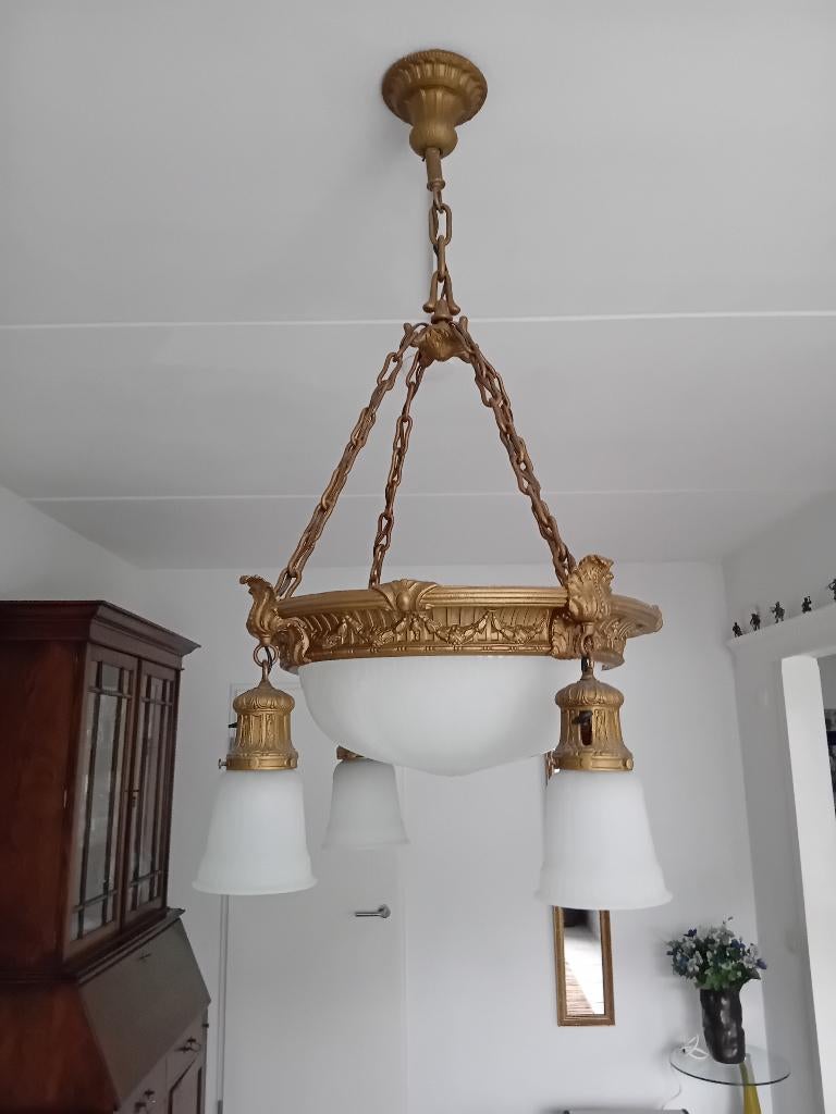 Autentieke Scheepslamp, Ophalen