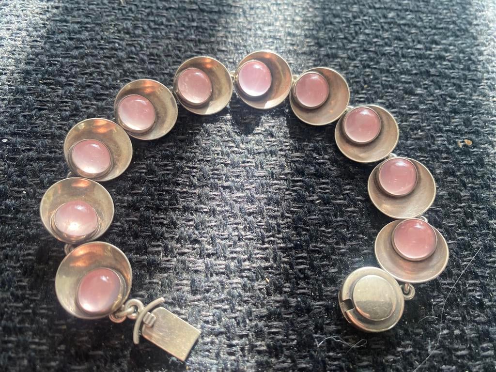 Design zilver met Kwarts Quartz Niels Erik From Denemarken, Verzenden, Zilver