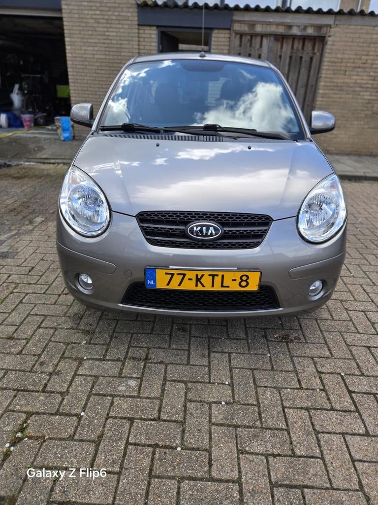 Kia Picanto 1.0 2010 Grijs, Auto's, Kia, Stof, 4 cilinders, Metallic lak, 400 kg