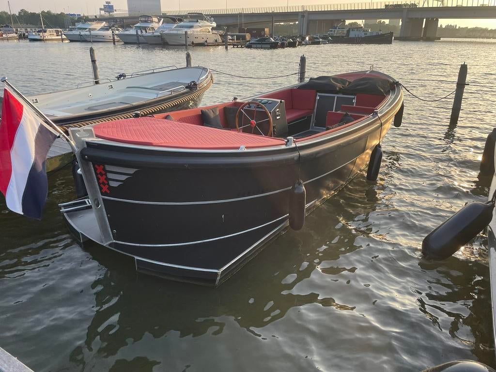 Prachtige Van Vossen 777 Sloep, Ophalen, 6 meter of meer, Aluminium, Zo goed als nieuw