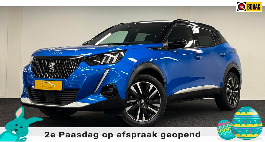 Peugeot 2008 1.2 GT-Line155PK *NweDBriem*DigiDisplay*Adaptiv, Gebruikt, Zwart, 1199 cc, Blauw