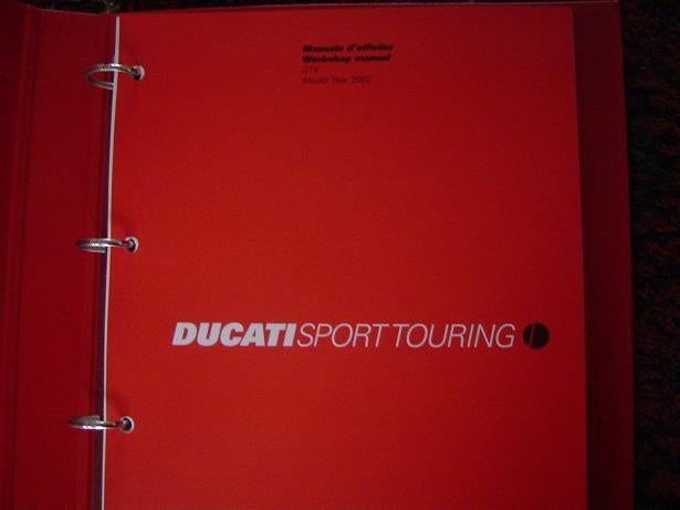 Ducati Sport Touring 4 ST4 2002 motorcycle workshop manual, Ophalen of Verzenden, Ducati