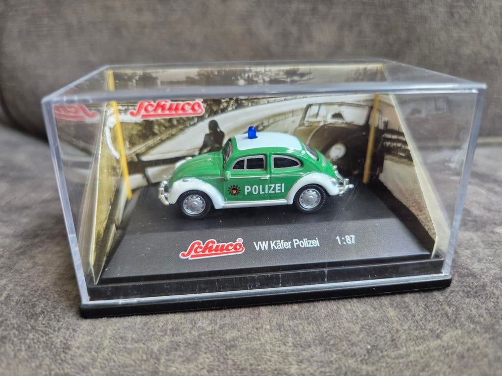 Schuco Volkswagen Kever Polizei, Ophalen of Verzenden, Zo goed als nieuw, Auto, Schuco