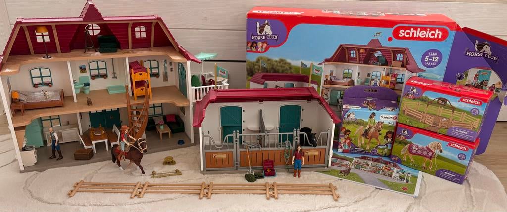 Complete en zeer nette Schleich set, Kinderen en Baby's, Speelgoed | Overig, Zo goed als nieuw, Meisje, Ophalen