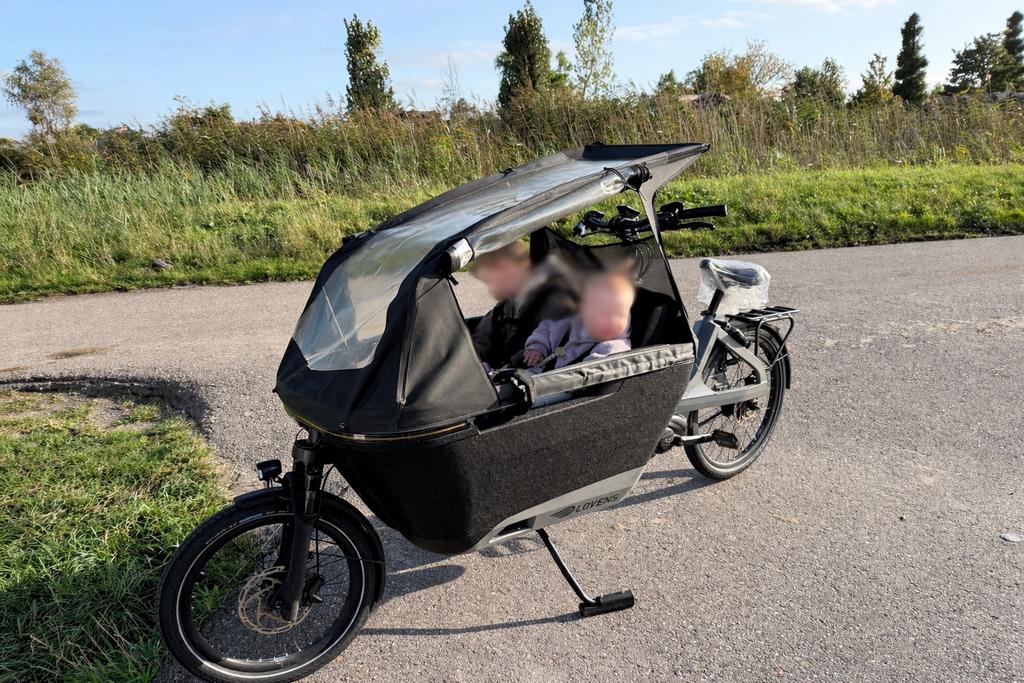 Lovens Explorer 1 S75 545wh Elektrische Bakfiets, Elektrisch, Info@lovens.nl, Zo goed als nieuw, 2 kinderen