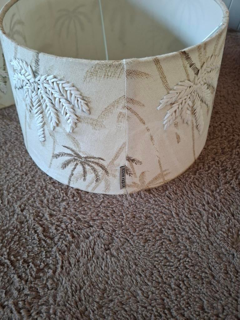 6 Riviera Maison lampenkappen met palmboomprint, Huis en Inrichting, Ophalen of Verzenden