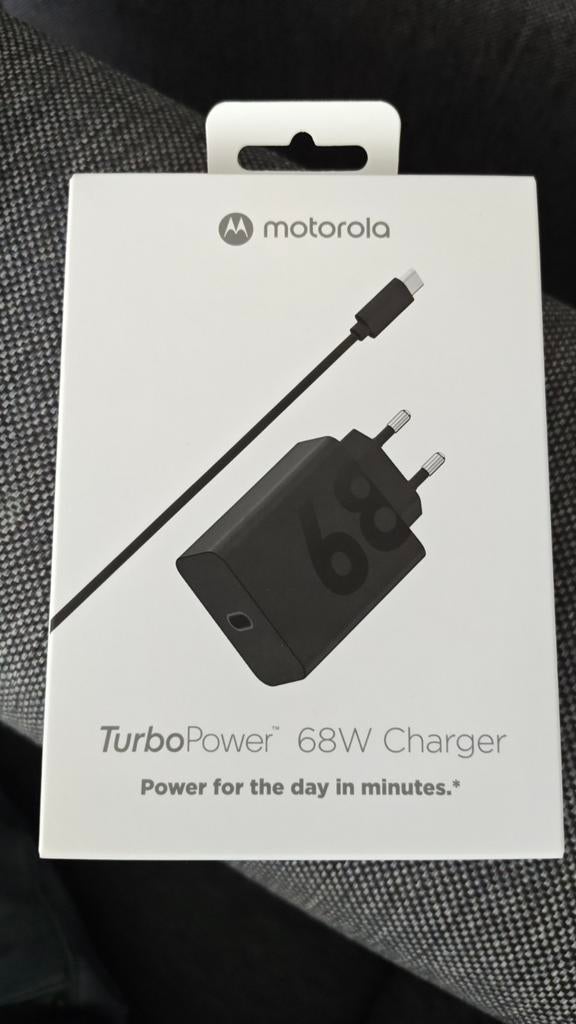 Motorola 68 watt turbo oplader, Ophalen of Verzenden, Nieuw