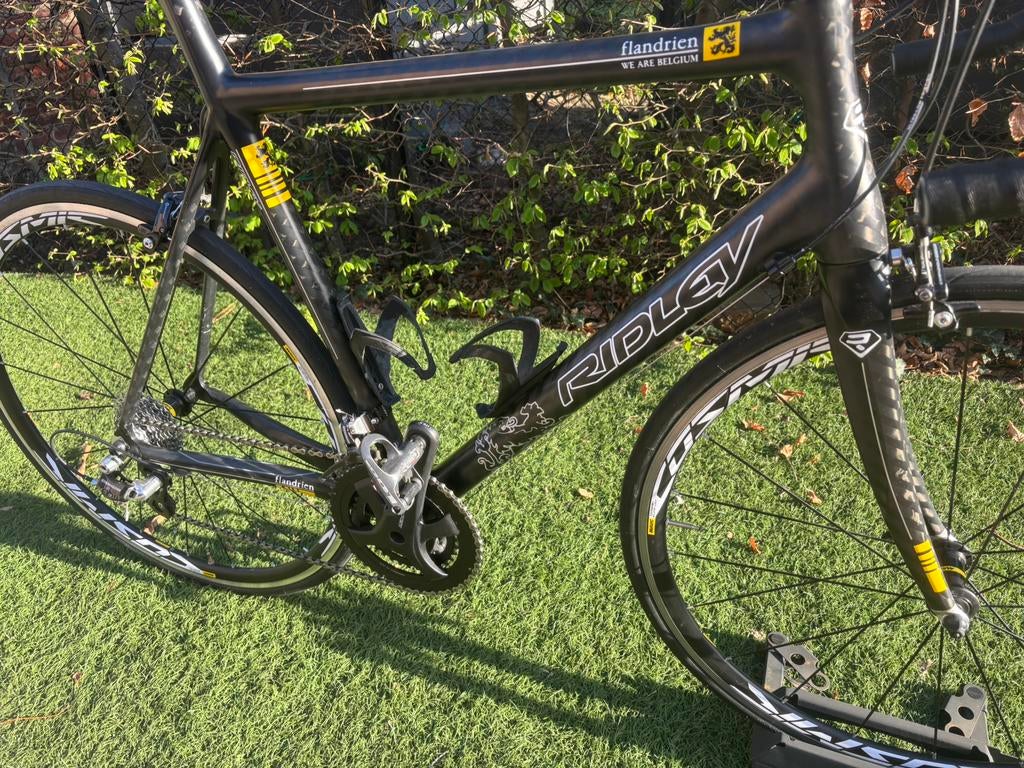 Mooie Ridley flandria campagnolo Record, Carbon, Zo goed als nieuw, 57 tot 61 cm, Meer dan 20 versnellingen
