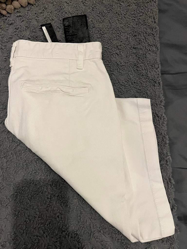 Witte korte spijkerbroek - Zara maat 38, Ophalen of Verzenden, Gedragen, Wit