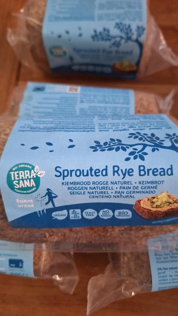 Gekiemd roggebrood 15x, Ophalen, Nieuw, Dieet en Voeding