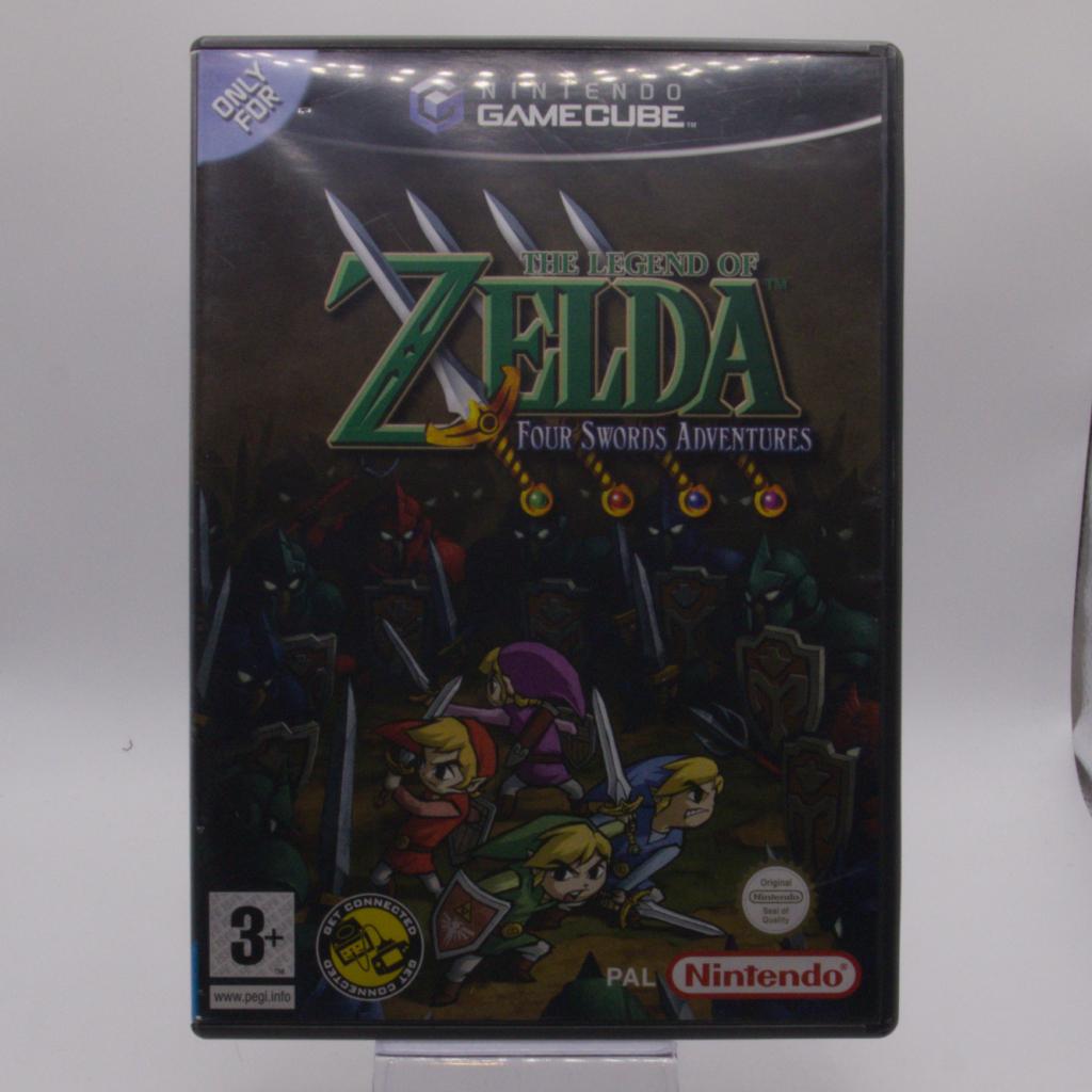 legend of Zelda Four Swords Adventures | Nintendo Gamecube, Nintendo, Zo goed als nieuw, Support@nintendo.com, 11-1 Hokotate-cho, Kamitoba, Minami-ku
Kyoto 601-8501
Japan