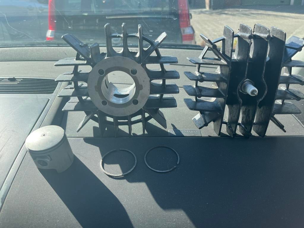 Metrakit 74cc orgineel gietijzer, Ophalen of Verzenden, Zo goed als nieuw, Uitlaat