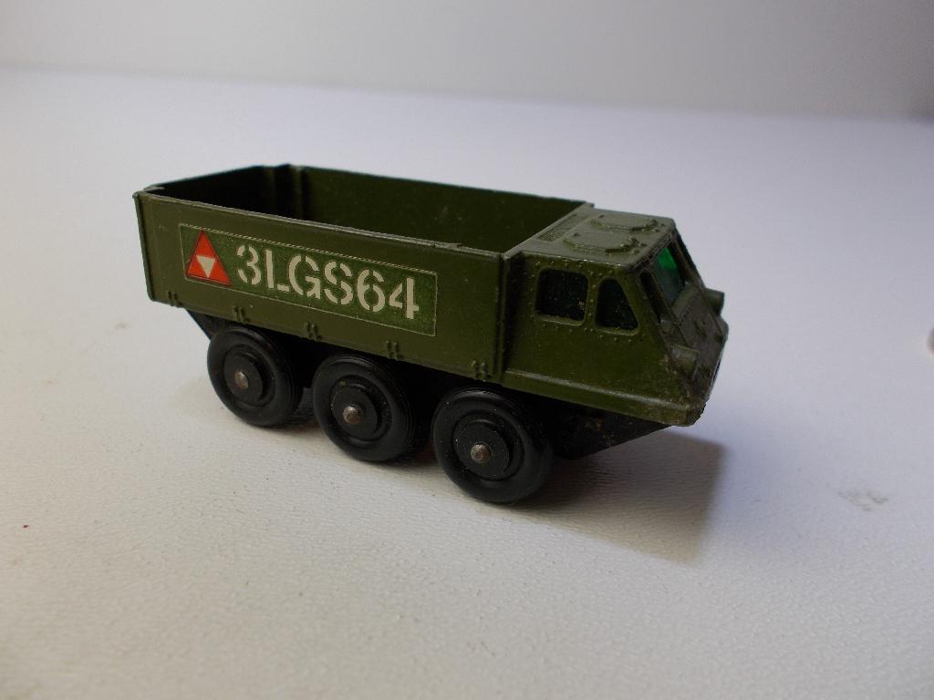 1966 Matchbox Series Nr. 61B ALVIS STALWART MILITAIR., Ophalen of Verzenden, Gebruikt, Bus of Vrachtwagen, Matchbox