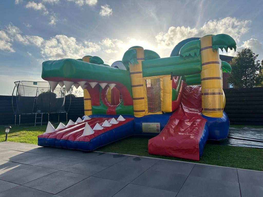 Multiplay krokodil springkussen, Ophalen of Verzenden, Zo goed als nieuw, Overige