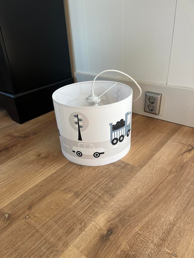 Te koop stoere lamp, Ophalen, Zo goed als nieuw, Rechthoekig, 25 tot 50 cm