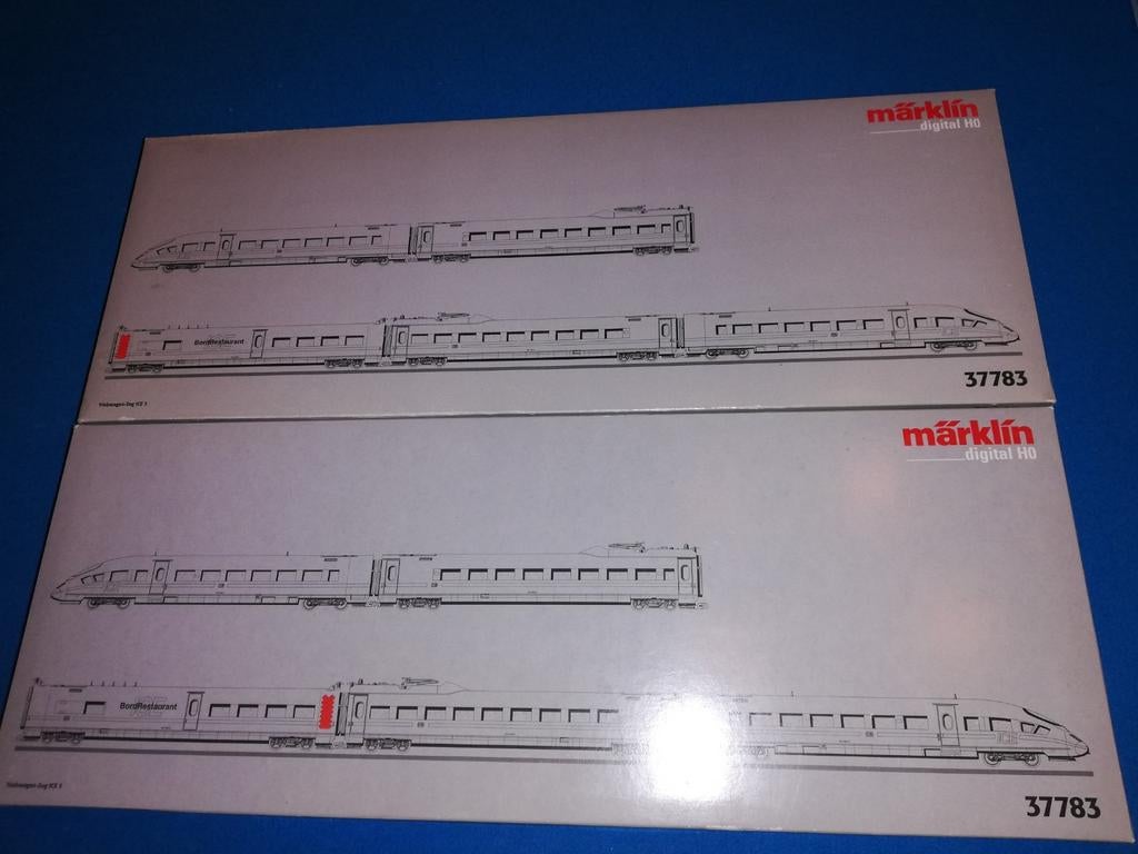 Märklin 37783 Dubbele ICE '3' Digitaal, Wisselstroom, Treinset, Ophalen of Verzenden, Zo goed als nieuw