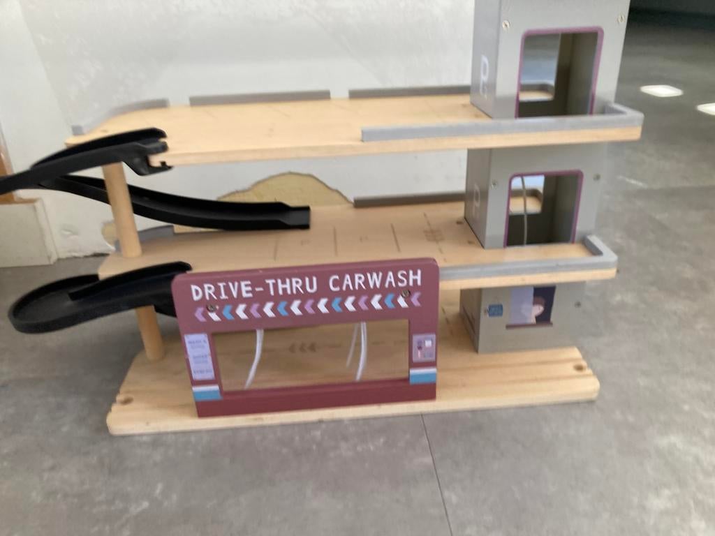 Little dutch parkeer garage, Kinderen en Baby's, Speelgoed | Houten speelgoed, Ophalen, Gebruikt