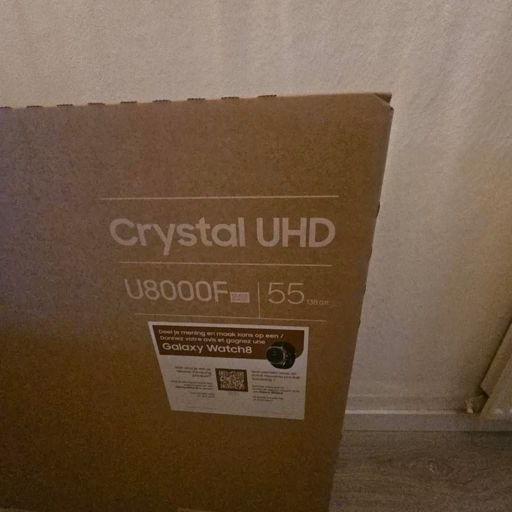 Samsung Crystal UHD U8000F 55 inch, 50 Hz, Nieuw, Ophalen of Verzenden, Samsung