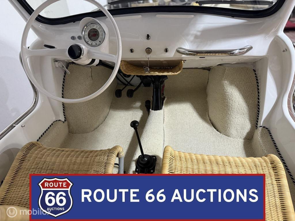 Fiat 500 Jolly America | 1975 | Route 66 Auctions, Overige carrosserieën, Zwart, Bedrijf, Handgeschakeld