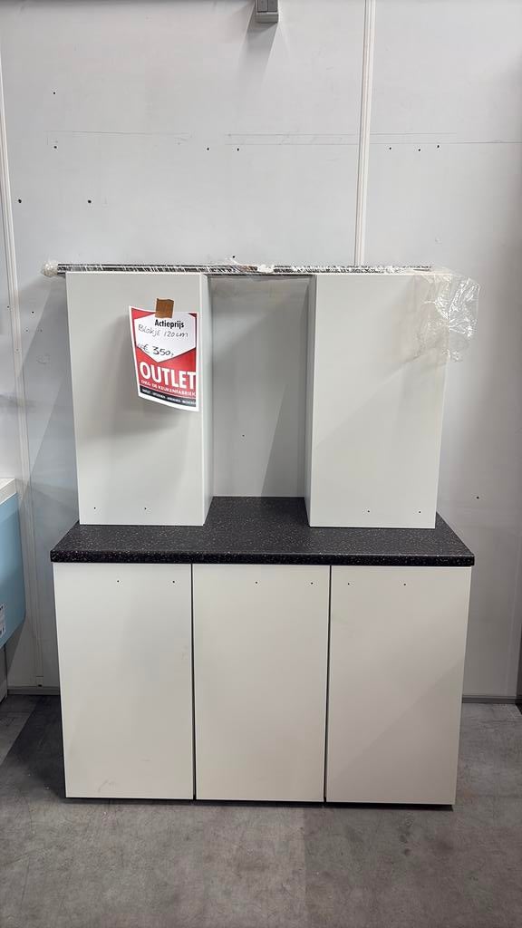 Bruynzeel Keukens Outlet - Pantry blokjes, Ophalen, 100 tot 150 cm, Wit, Nieuw