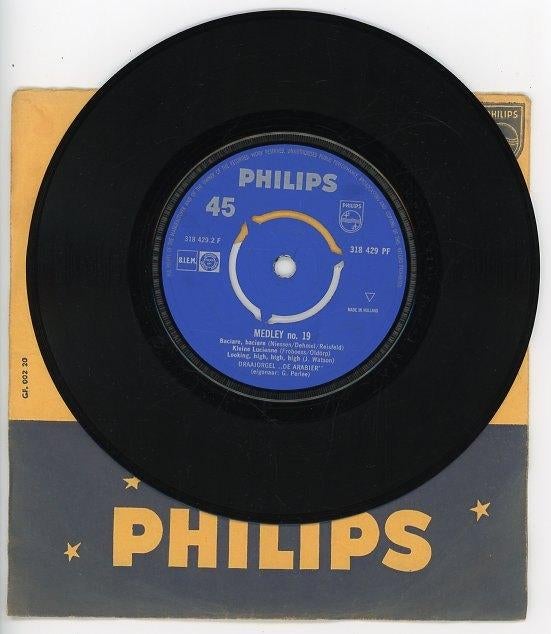 Single van Draaiorgel "de Arabier " uit 1960, Cd's en Dvd's, Vinyl | Nederlandstalig, Gebruikt, Levenslied of Smartlap, 12 inch