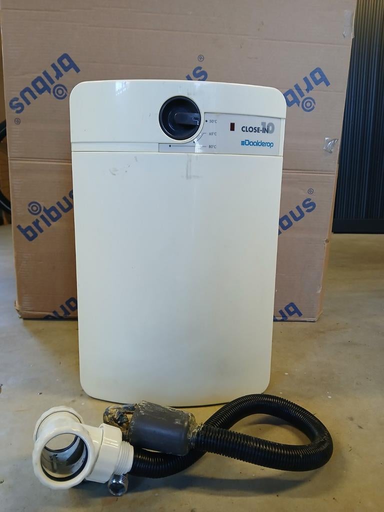 Daalderop close in boiler 10 liter, Ophalen, Gebruikt, Boiler, Minder dan 20 liter