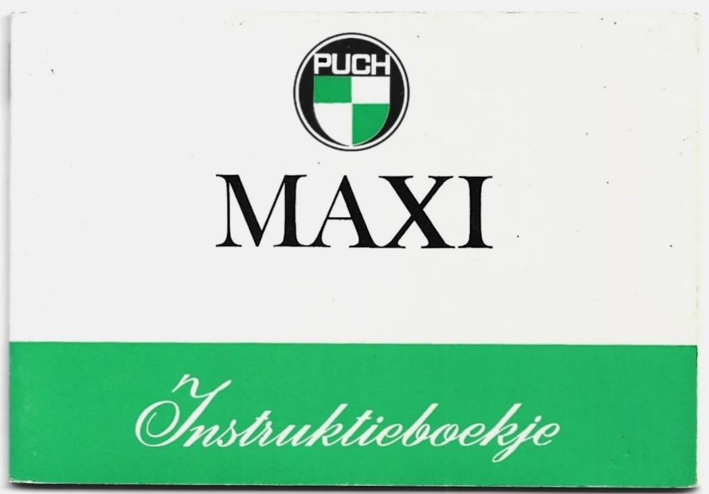 Puch Maxi één versnellingsautomaat (7463z) bromfiets, Fietsen en Brommers, Verzenden, Zo goed als nieuw